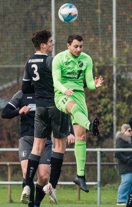 Yannick Schmitz (re.) gelang ein lupenreiner Hattrick.