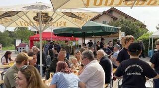 Gut besucht ist der Tag der offenen Tür der Feuerwehr Nordheim.