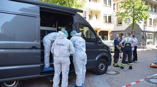 Die Spurensicherung in Wiesloch.