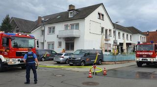Zum Küchenbrand im Hotel Lindenhof ist die Feuerwehr ausgerückt.