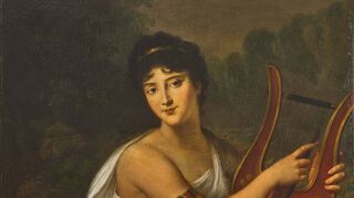 Napoleons Geliebte Eleonore, dargestellt als griechische Dichterin Sappho.
