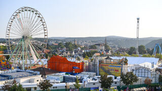 Das Riesenrad auf dem Dürkheimer Wurstmarkt ist der wohl spektakulärste Ort für das Ja-Wort.