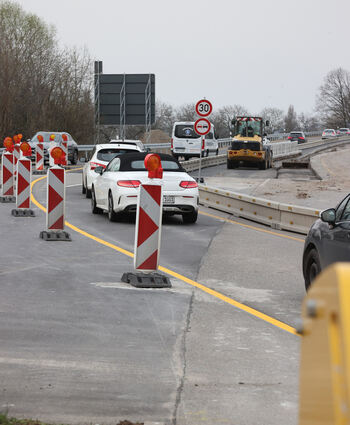 Die Baustelle geht noch bis voraussichtlich Ende Oktober