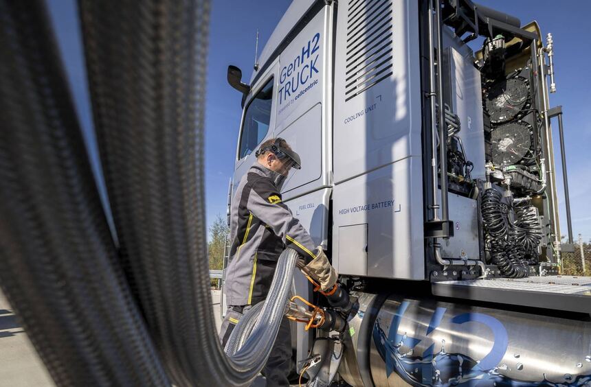 Wasserstoff-Lkw von Daimler Truck fährt mehr als 1000 Kilometer