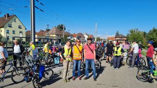 Neben rund 80 Teilnehmerinnen und Teilnehmern sind auch Friederike Mauler (v.l.), Petra Höhn und Ralf Kittel am Start.