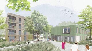 Der Entwurf von ARP Architektenpartnerschaft Stuttgart hat den Realisierungswettbewerb der Theodor-Fliedner-Stiftung gewonnen.