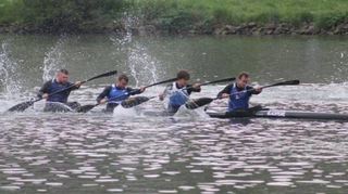 Der WSV-Vierer errang in der Leistungsklasse Silber über 500 Meter.