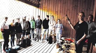 Aufmerksam verfolgten die Schüler des Carl-Friedrich-Gauß-Gymnasiums die Ausführungen von Nina Schaller.
