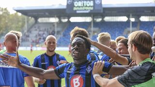 Kennedy Okpala erzielte am Samstag sein erstes Profitor überhaupt.