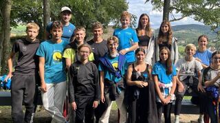 Die Gruppe der SG Neptun verbrachte fünf Tage in Wolfstein.