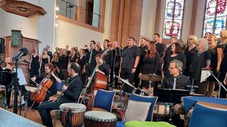 Stimmgewaltig: Der Ephata-Chor überzeugte bei seinem Auftritt in der Domkirche auf ganzer Linie.