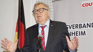 War zwei Mal Berliner Regierungschef und sprach am Dienstag zum Tag der Deutschen Einheit in Mannheim: Eberhard Diepgen.
