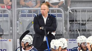 Mannheims Trainer Johan Lundskog.