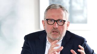 Peter Kurz im Mai beim „MM“-Interview. Da sprach er auch vom „enormen Potenzial“ eines Klinika-Verbundes.