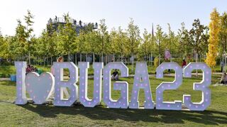 Vom Streitobjekt zum Publikumsliebling: die Buga 23 in Mannheim.