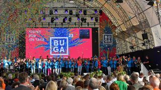 Die Abschlussveranstaltung der Bundesgartenschau.