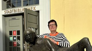 Ladenburg, 09.10.2023. Petra Göhring hat als Leiterin der Stadtbibliothek zum Jahresende gekündigt.