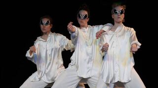 „Another serious piece“ heißt das hier getanzte Stück beim Festival Kulturbeutel im Alten Stadtsaal.