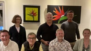 Der aktuelle Vorstand: Sebastian Nader (v.l.), Iris Rau, Bernd Berg, Jürgen Heiser, Burkhard Vetter, Joachim Eichhorn und Chantal Stockmann.