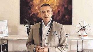 In einer persönlichen Videobotschaft erklärt der Oberbürgermeister von Leimen, Hans D. Reinwald, seinen Rückzug zum Ende der Wahlperiode.