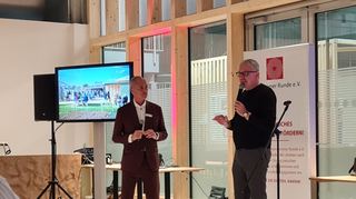 Peter Kurz und Stefan Kleiber sprechen über die Bundesgartenschau.
