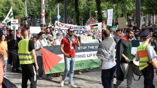 Die Gruppe "Free Palestine" hatte in Mannheim zuletzt im Mai demonstriert. Die Versammlung verlief friedlich. Zwei Jahre zuvor war eine Kundgebung gewalttätig geendet.