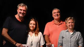 Uli Roth (v.l.), Frauke Kühnl, Michael Roth und Katja Linke sprechen am Mittwoch in der Abendakademie über Vorsorge, Ängste und Krankheitsverlauf.