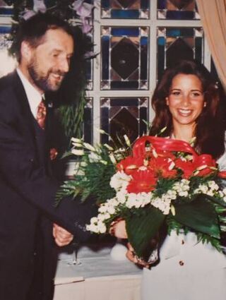 Der Hoteldirektor 1997 mit Prinzessin Haya von Jordanien.