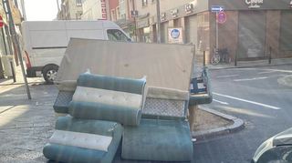Kein seltenes Bild in Mannheim: illegal abgelegter Sperrmüll.