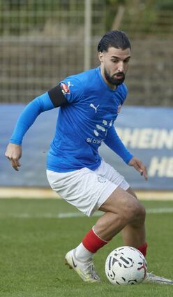 Akin Ulusoy traf für den VfR per Freistoß nach 66 Minuten zum 1:0.