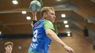 Dem Viernheimer Robin Helbig gelangen fünf Treffer in der Badenliga-Begegnung des TSV Amicitia gegen den TSV Rot-Malsch.