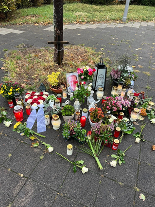 Am Tatort in Tatort in Ludwigshafen-Oggersheim ist Kurt Sprengart von einem Unbekannten mit Pfefferspray verletzt worden.