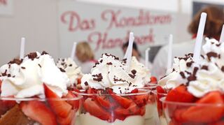 So sieht der Maimarktbecher der Mannheimer Traditionsbäckerei Zorn aus.