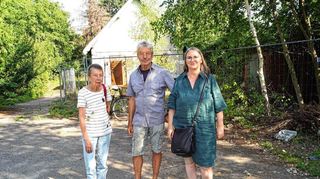 Margot Liebscher (v.l.), Volker Keller und Birgit Davis.
