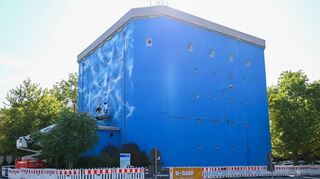 Den Bunker in der Brunckstraße hat die BASF für das Wandkunst-Projekt „MURALU“ zur Verfügung gestellt.