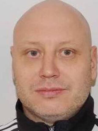 Ein Lichtbild des verurteilten Mörders Aleksandr Perepelenko.