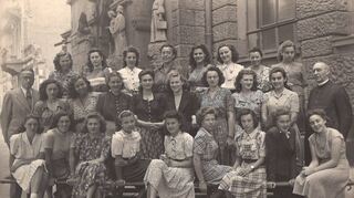 Abitur 1949 am Elisabeth-Gymnasium, damals noch eine reine Mädchenschule.