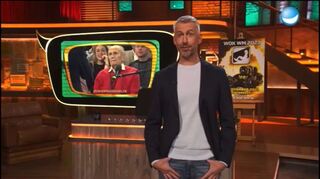 Mannheimer bei TV Total: Sebastian Puffpaff witzelt über "KanzlerGespräch" in Mannheim.