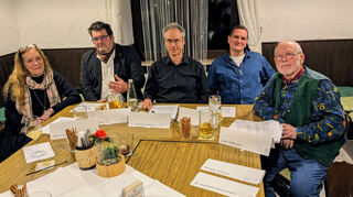 Die „Bürger für Ladenburg“ stellen sich vor (v.l.): Inez Gruner, Jörg Ringer, Thomas Lohmann, Frank Kresse und Josef Hoffmann.
