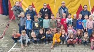 Viel Spaß hatten die Kinder und ihre Betreuer bei ihrem Zirkusbesuch.