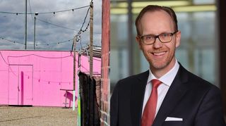 Henning Lobin, Direktor des Leibniz-Instituts für Deutsche Sprache (IDS). Das IDS plant das Forum Deutsche Sprache als einen öffentlichen Ausstellungs- und Begegnungsort am Rand des südlichen Alten Meßplatzes.