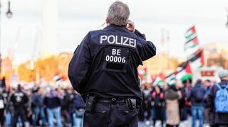 Pro Palästina: Bis zu 2000 Menschen hatten am 11. November in Mannheim und auch in anderen deutschen Städten demonstriert, die Polizei war vor Ort. (Symbolbild)