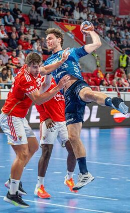Niclas Kirkeløkke war mit 14 Toren der Matchwinner in Lissabon.