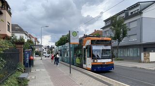 Die Linie 2 (fotografiert im September) wird erneut eingeschränkt.