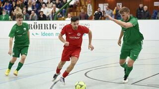 Neben dem TVL Hallen-Cup, hier das Finale 2023, richtet in diesem Winter auch der VfR Bürstadt und der FC Olympia Lampertheim ein Turnier aus.