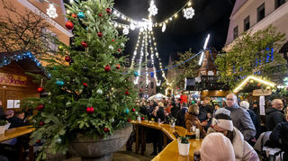 Der Weihnachtsmarkt in Speyer.