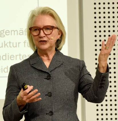 Monika Schnitzer, der Stargast beim ZEW-Mannheim.