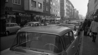 Die Fressgasse in Höhe Q 2 heute und damals – das historische Foto stammt aus dem Jahr 1967.