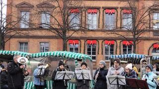 Spielt an Heiligabend auch auf dem Schillerplatz: der KKMV.