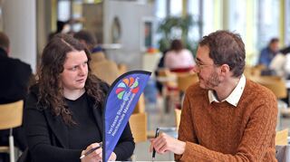 Leiten die Studierendenvertretung der Hochschule Mannheim: Angelina Eder und Niklas Kern.